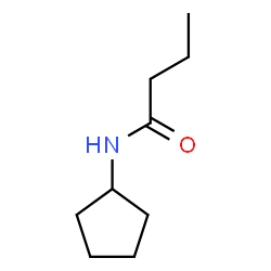 ChemSpider 2D Image | N-Cyclopentylbutanamide | C9H17NO