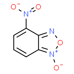ChemSpider 2D Image | 4-nitrobenzofuroxan | C6H3N3O4