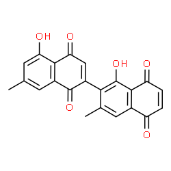 ChemSpider 2D Image | diospyrin | C22H14O6