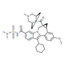 ChemSpider 2D Image | Beclabuvir | C36H45N5O5S
