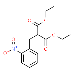ChemSpider 2D Image | Diethyl (2-nitrobenzyl)malonate | C14H17NO6
