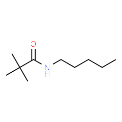 ChemSpider 2D Image | 2,2-Dimethyl-N-pentylpropanamide | C10H21NO