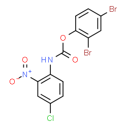 ChemSpider 2D Image | 2,4-Dibromophenyl (4-chloro-2-nitrophenyl)carbamate | C13H7Br2ClN2O4