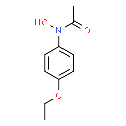 ChemSpider 2D Image | N-hydroxyphenacetin | C10H13NO3
