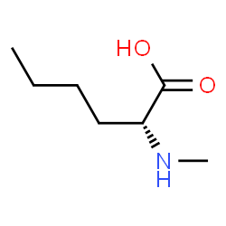ChemSpider 2D Image | N-Methyl-D-norleucine | C7H15NO2