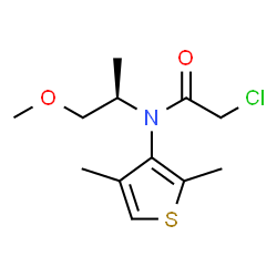 ChemSpider 2D Image | (R)-dimethenamid | C12H18ClNO2S
