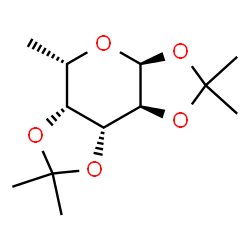 ChemSpider 2D Image | (3aS,5S,5aR,8aR,8bS)-2,2,5,7,7-Pentamethyltetrahydro-3aH-bis[1,3]dioxolo[4,5-b:4',5'-d]pyran | C12H20O5