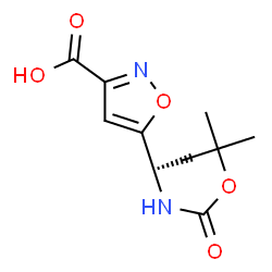 ChemSpider 2D Image | (R)-5-(1-(tert-butoxycarbonylamino)ethyl)isoxazole-3-carboxylic acid | C11H16N2O5