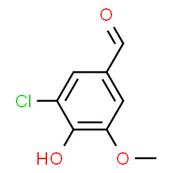 ChemSpider 2D Image | 5-Chlorovanillin | C8H7ClO3