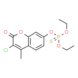 ChemSpider 2D Image | Coumaphos | C14H16ClO5PS