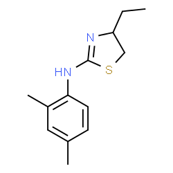 ChemSpider 2D Image | (2,4-Dimethyl-phenyl)-(4-ethyl-4,5-dihydro-thiazol-2-yl)-amine | C13H18N2S