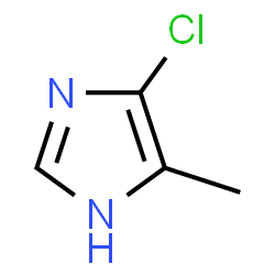 ChemSpider 2D Image | 4-Chloro-5-methyl-1H-imidazole | C4H5ClN2