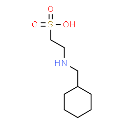 ChemSpider 2D Image | 2-[(Cyclohexylmethyl)amino]ethanesulfonic acid | C9H19NO3S