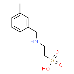 ChemSpider 2D Image | 2-[(3-Methylbenzyl)amino]ethanesulfonic acid | C10H15NO3S