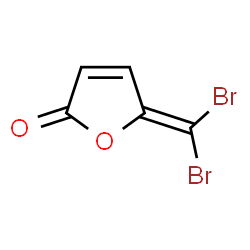 ChemSpider 2D Image | 5-(Dibromomethylene)-2(5H)-furanone | C5H2Br2O2