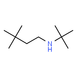 ChemSpider 2D Image | 3,3-Dimethyl-N-(2-methyl-2-propanyl)-1-butanamine | C10H23N