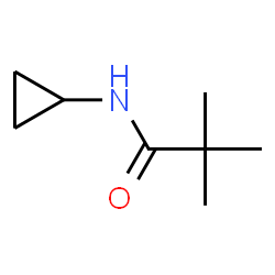 ChemSpider 2D Image | N-Cyclopropyl-2,2-dimethylpropanamide | C8H15NO