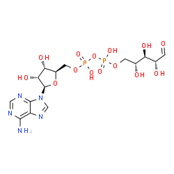 ChemSpider 2D Image | ADP ribose | C15H23N5O14P2