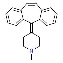 ChemSpider 2D Image | cyproheptadine | C21H21N