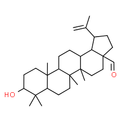 ChemSpider 2D Image | 3-Hydroxylup-20(29)-en-28-al | C30H48O2