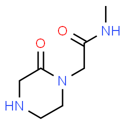ChemSpider 2D Image | N-Methyl-2-(2-oxo-1-piperazinyl)acetamide | C7H13N3O2