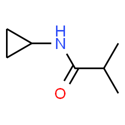 ChemSpider 2D Image | N-Cyclopropyl-2-methylpropanamide | C7H13NO