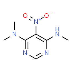 ChemSpider 2D Image | N,N,N'-Trimethyl-5-nitro-4,6-pyrimidinediamine | C7H11N5O2