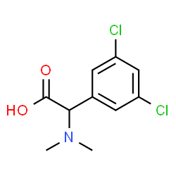 ChemSpider 2D Image | (3,5-Dichlorophenyl)(dimethylamino)acetic acid | C10H11Cl2NO2