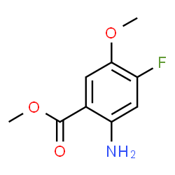 ChemSpider 2D Image | Methyl 2-amino-4-fluoro-5-methoxybenzoate | C9H10FNO3