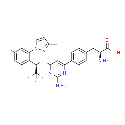 ChemSpider 2D Image | Telotristat | C25H22ClF3N6O3