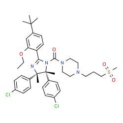 ChemSpider 2D Image | RG-7112 | C38H48Cl2N4O4S