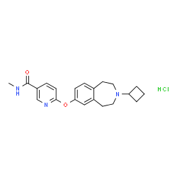 ChemSpider 2D Image | GSK-189254 HYDROCHLORIDE | C21H26ClN3O2