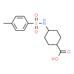 ChemSpider 2D Image | 4-(Toluene-4-sulfonylamino)cyclohexane-carboxylic acid | C14H19NO4S