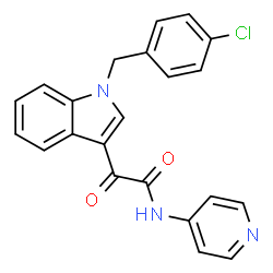 ChemSpider 2D Image | Indibulin | C22H16ClN3O2