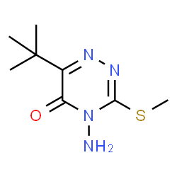 ChemSpider 2D Image | Metribuzin | C8H14N4OS