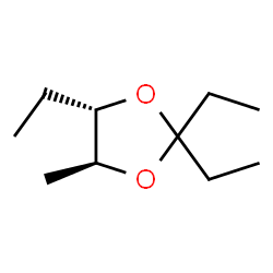 ChemSpider 2D Image | (4S,5S)-2,2,4-Triethyl-5-methyl-1,3-dioxolane | C10H20O2