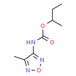 ChemSpider 2D Image | sec-Butyl (4-methyl-1,2,5-oxadiazol-3-yl)carbamate | C8H13N3O3