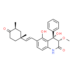 ChemSpider 2D Image | aflaquinolone A | C26H29NO5