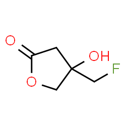 ChemSpider 2D Image | 4-(Fluoromethyl)-4-hydroxydihydro-2(3H)-furanone | C5H7FO3