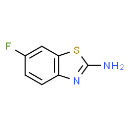 ChemSpider 2D Image | 6-Fluoro-1,3-benzothiazol-2-amine | C7H5FN2S