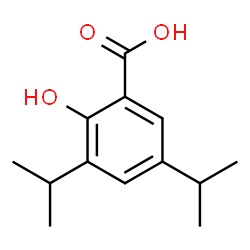 ChemSpider 2D Image | 3,5-DIISOPROPYLSALICYLIC ACID | C13H18O3