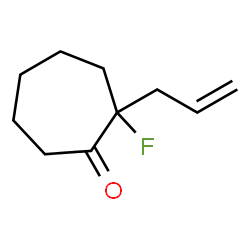 ChemSpider 2D Image | 2-Allyl-2-fluorocycloheptanone | C10H15FO