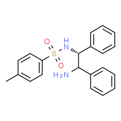 ChemSpider 2D Image | N-[(1R)-2-Amino-1,2-diphenylethyl]-4-methylbenzenesulfonamide | C21H22N2O2S
