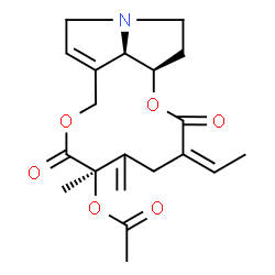 ChemSpider 2D Image | Acetylseneciphylline | C20H25NO6