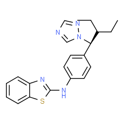ChemSpider 2D Image | (S)-talarozole | C21H23N5S