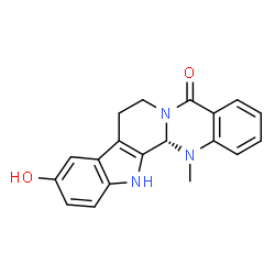 ChemSpider 2D Image | Hydroxyevodiamine | C19H17N3O2