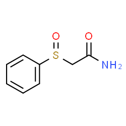 ChemSpider 2D Image | 2-(Phenylsulfinyl)acetamide | C8H9NO2S