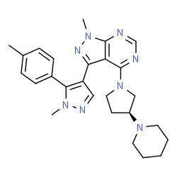 ChemSpider 2D Image | CYP3cide | C26H32N8