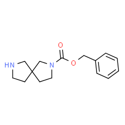 ChemSpider 2D Image | 2-Cbz-2,7-diazaspiro[4.4]nonane | C15H20N2O2
