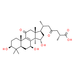 ChemSpider 2D Image | Ganoderic acid C2 | C30H46O7